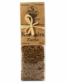 KOLENDRA CAŁE ZIARNA 50 G NASIONA KOLENDRY